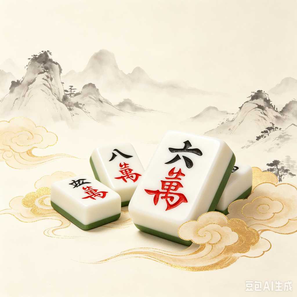 sharp text engraving mahjong tiles