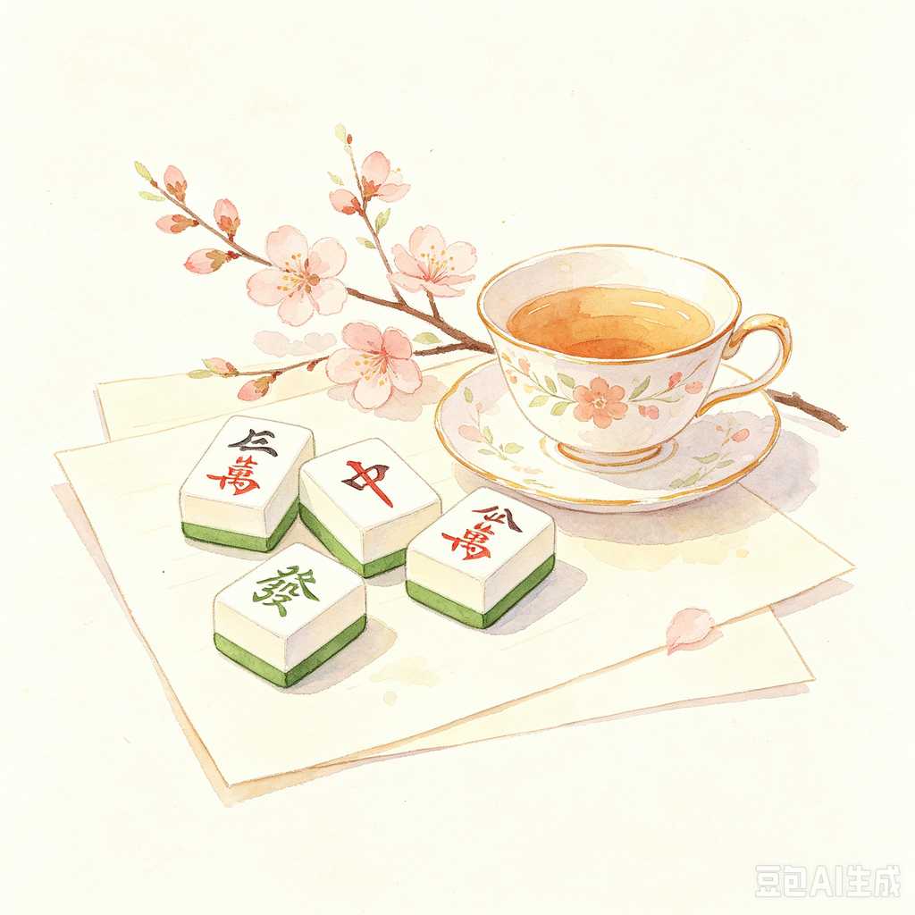 custom cartoon mahjong set